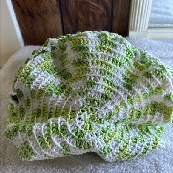 Hand made by me Crochet Mesh Tote Bag Market Bag 100% Cotton New - Picture 4 of 8